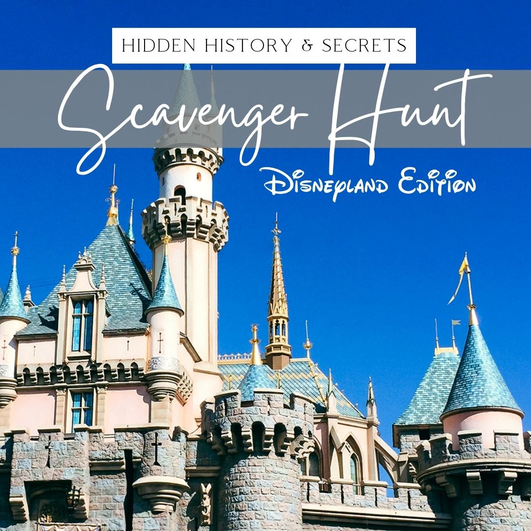 disneyland trip scavenger hunt