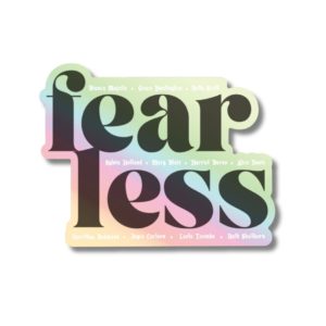 Fear Less Sticker