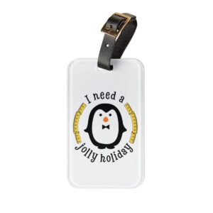 Jolly Holiday Luggage Tag